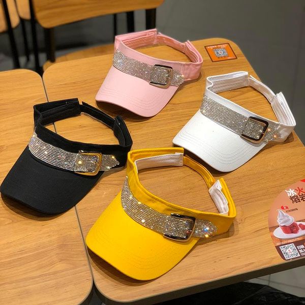 fashion rhinestone belt ladies empty baseball cap snapback sports outdoor sun hat gorras wide brim hats, Blue;gray
fashion rhinestone belt ladies empty baseball cap snapback sports outdoor sun hat gorras wide brim hats, Blue;gray