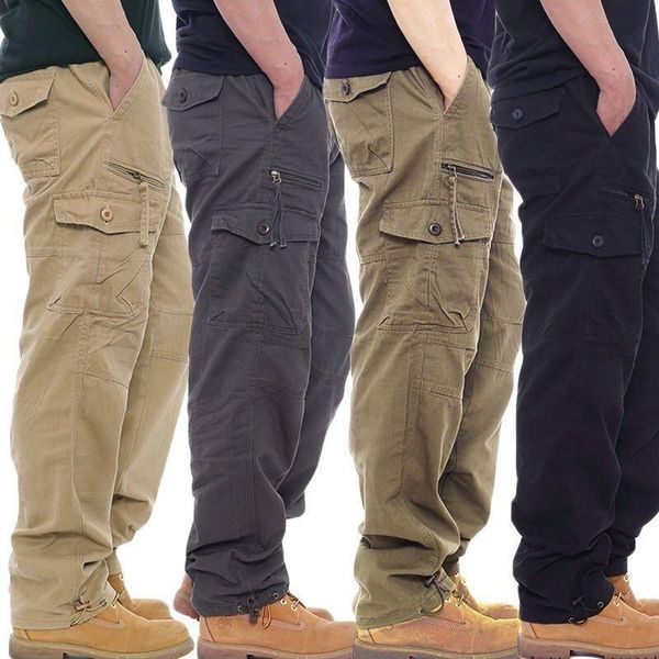men's pants winter cargo double layer fleece warm thick military camouflage tactical cotton long trousers men baggy casual, Black
men's pants winter cargo double layer fleece warm thick military camouflage tactical cotton long trousers men baggy casual, Black