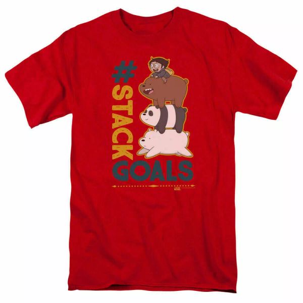 we bare bears stack goals t shirt mens licensed cartoon merchandise red, White;black
we bare bears stack goals t shirt mens licensed cartoon merchandise red, White;black