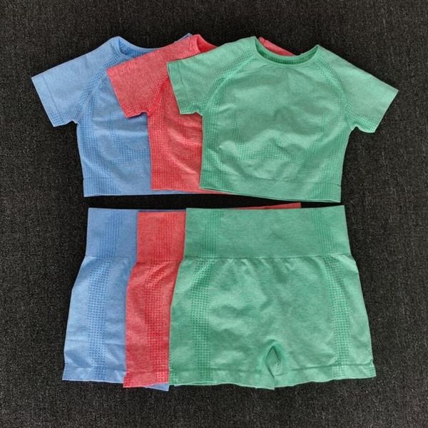 women summer seamless yoga set fitness sports suits gym clothing t-shirts high waist running shorts workout pants shirts outfit
women summer seamless yoga set fitness sports suits gym clothing t-shirts high waist running shorts workout pants shirts outfit