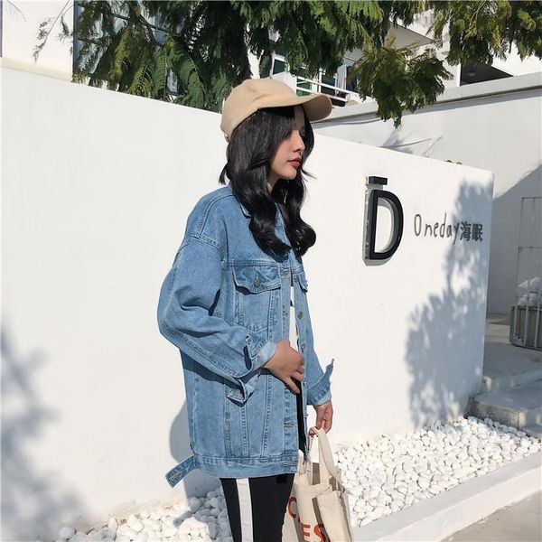women's jackets 2021 korean jeans crop jacket for women loose harajuku lady coats female casual blue street outwear denim spring long s, Black;brown
women's jackets 2021 korean jeans crop jacket for women loose harajuku lady coats female casual blue street outwear denim spring long s, Black;brown
