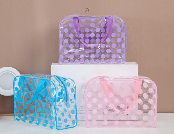cosmetic bags & cases 1pc pvc transparent waterproof toiletry bag storage ladies dot travel dustproof clothing beauty makeup wash
cosmetic bags & cases 1pc pvc transparent waterproof toiletry bag storage ladies dot travel dustproof clothing beauty makeup wash