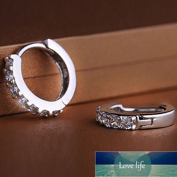 single row full rhinestones aaa zircon ear buckles white stud earrings jewelry for women as gift  factory price expert design quality latest, Golden;silver
single row full rhinestones aaa zircon ear buckles white stud earrings jewelry for women as gift  factory price expert design quality latest, Golden;silver