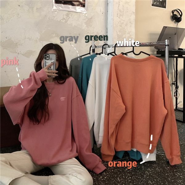 hoodies spring korean lazy style embroidered letter loose tb sweater fashion ins 7899#, Black
hoodies spring korean lazy style embroidered letter loose tb sweater fashion ins 7899#, Black