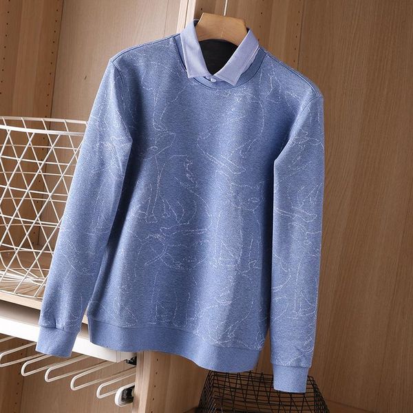 men's sweaters c1348 autumn men fleece fake two-piece knitting sweater gentleman suit collar jacquard pullovers knitwear clothe, White;black
men's sweaters c1348 autumn men fleece fake two-piece knitting sweater gentleman suit collar jacquard pullovers knitwear clothe, White;black