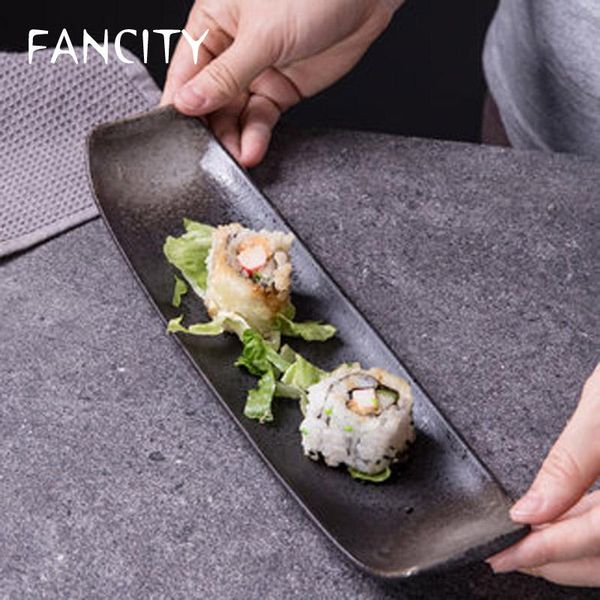 dishes & plates fancity creative japanese ceramic sushi plate long boat-shaped cake dessert sashimi cold dish set
dishes & plates fancity creative japanese ceramic sushi plate long boat-shaped cake dessert sashimi cold dish set