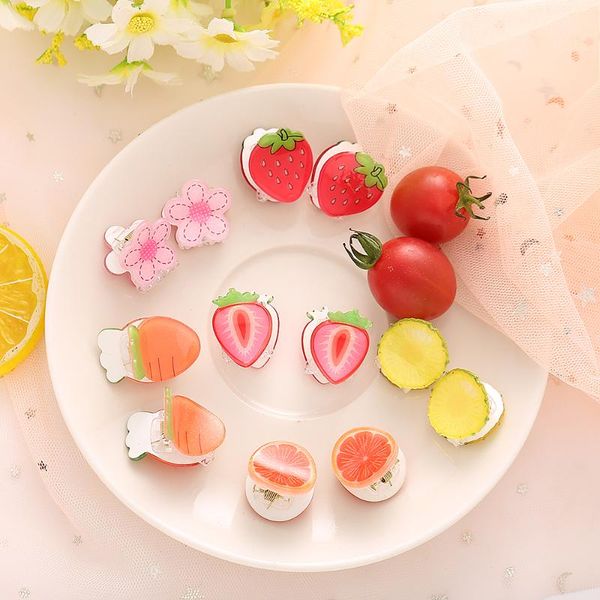 girls cute cartoon flower fruit hairpins kids sweet hair clips barrettes ornament fashion accessories, Slivery;white
girls cute cartoon flower fruit hairpins kids sweet hair clips barrettes ornament fashion accessories, Slivery;white