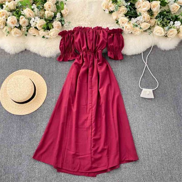 spring summer wooden ear slash neck slim fit seaside holiday fashion dress women short sleeve elegant vestidos q655 210527, Black;gray
spring summer wooden ear slash neck slim fit seaside holiday fashion dress women short sleeve elegant vestidos q655 210527, Black;gray