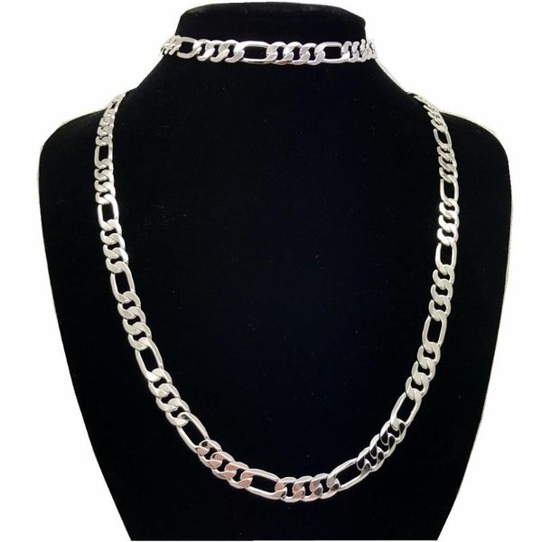 earrings & necklace fashion link chain bracelet set white gold filled mens womens jewelry sets, Silver
earrings & necklace fashion link chain bracelet set white gold filled mens womens jewelry sets, Silver