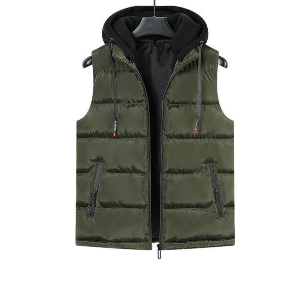 men's vests men vest casual jacket autumn winter waistcoat sleeveless jackets woih hooded warm mens down clothing, Black;white
men's vests men vest casual jacket autumn winter waistcoat sleeveless jackets woih hooded warm mens down clothing, Black;white