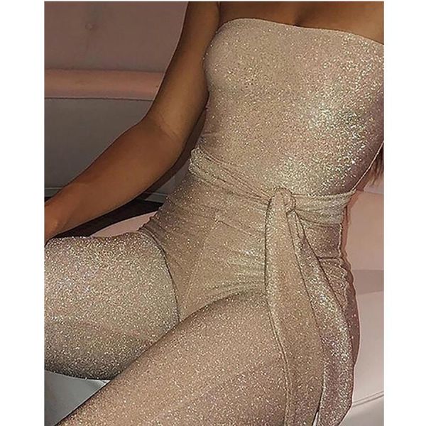 women's jumpsuits & rompers women backless off shoulder glitter tube sleeveless high waist party club jumpsuit, Black;white
women's jumpsuits & rompers women backless off shoulder glitter tube sleeveless high waist party club jumpsuit, Black;white