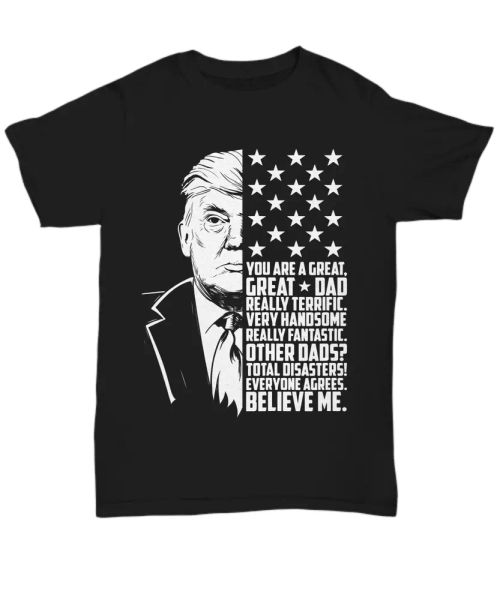 funny donald trump great dad t-shirt for men father's day american flag gift tee, White;black
funny donald trump great dad t-shirt for men father's day american flag gift tee, White;black