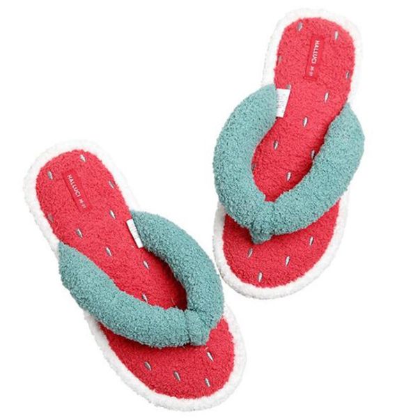 slippers fashion watermelon women home indoor shoes faux fur warm slip on flats female flip flops sh520, Black
slippers fashion watermelon women home indoor shoes faux fur warm slip on flats female flip flops sh520, Black