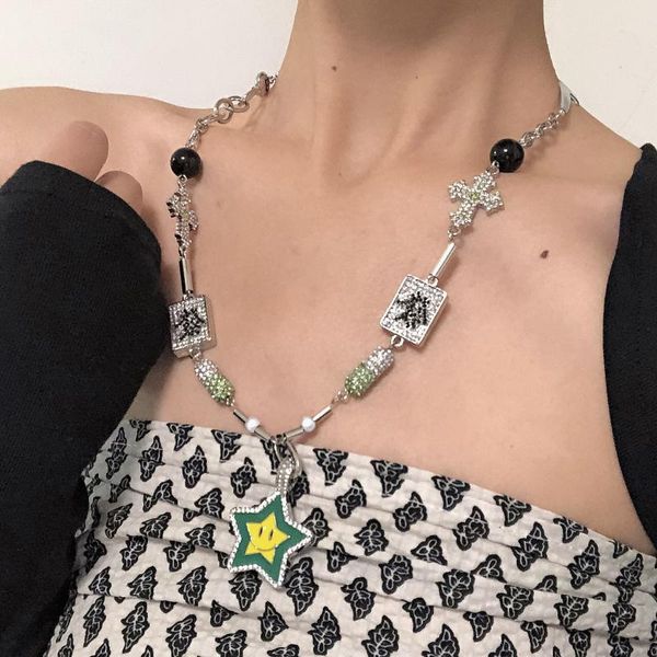 pendant necklaces street hip hop necklace lovers zircon star lucky cross men's fashion jewelry, Silver
pendant necklaces street hip hop necklace lovers zircon star lucky cross men's fashion jewelry, Silver
