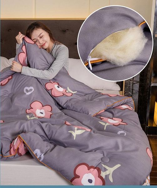 comforters & sets winter warm quilts duvet insert blanket filler skin-friendly pure comforter home el duvets 200*230cm double king size
comforters & sets winter warm quilts duvet insert blanket filler skin-friendly pure comforter home el duvets 200*230cm double king size