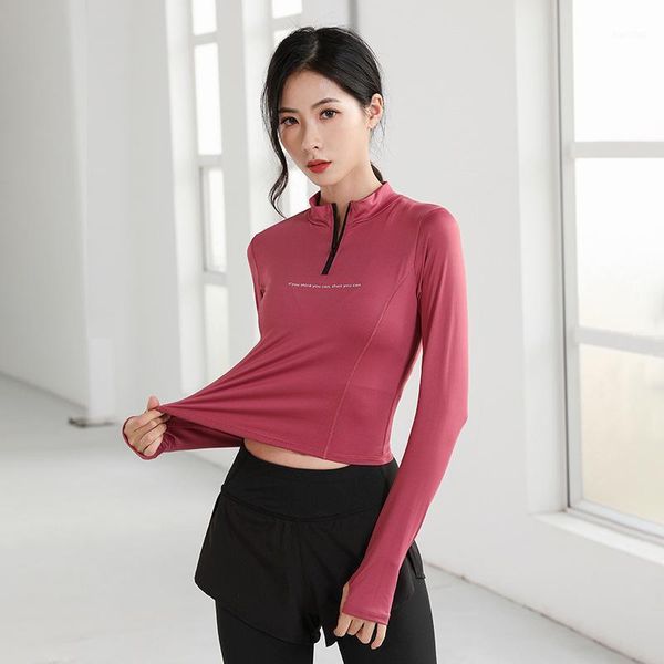 yoga outfit women sport cropped zipper long sleeve shirt gym quick dry breathable stretch fitness clothes running sportswear
yoga outfit women sport cropped zipper long sleeve shirt gym quick dry breathable stretch fitness clothes running sportswear