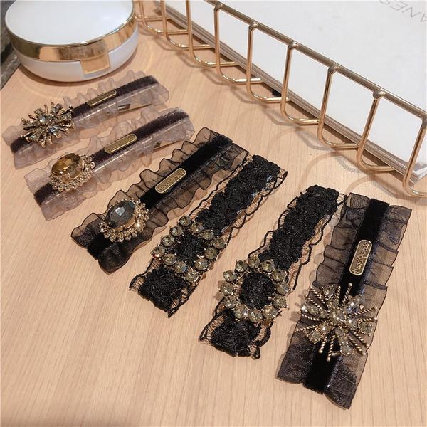 hair clips & barrettes korean fashion lace rhinestone crystal pins elegant clip luxulry jewelry bridal accessories for women girls, Golden;silver
hair clips & barrettes korean fashion lace rhinestone crystal pins elegant clip luxulry jewelry bridal accessories for women girls, Golden;silver