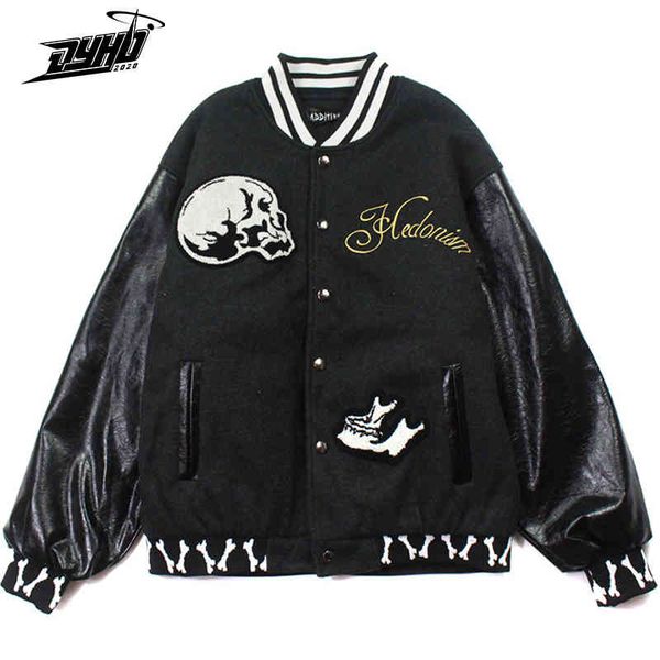mens varsity s vintage skull embroidery black baseball winter harajuku strewear bomber et outwear coat
mens varsity s vintage skull embroidery black baseball winter harajuku strewear bomber et outwear coat