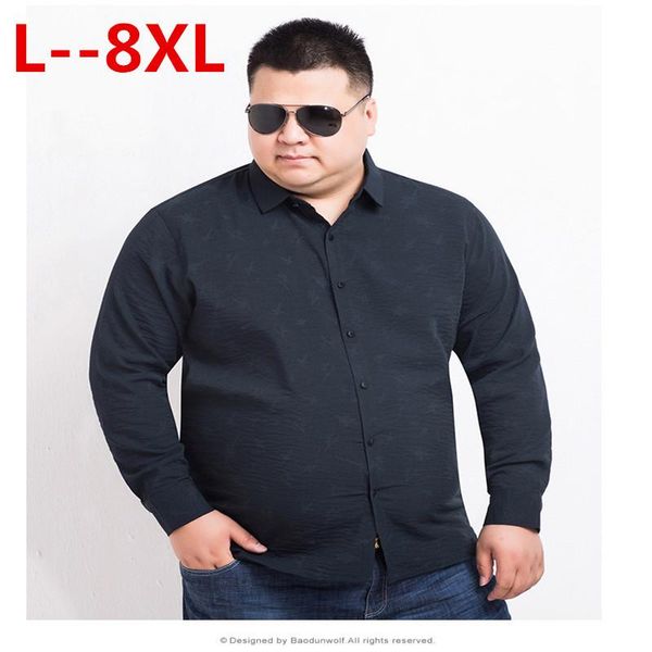 long sleeve shirt men autumn fashion designer print non iron slim fit business shirts formal men's casual, White;black
long sleeve shirt men autumn fashion designer print non iron slim fit business shirts formal men's casual, White;black