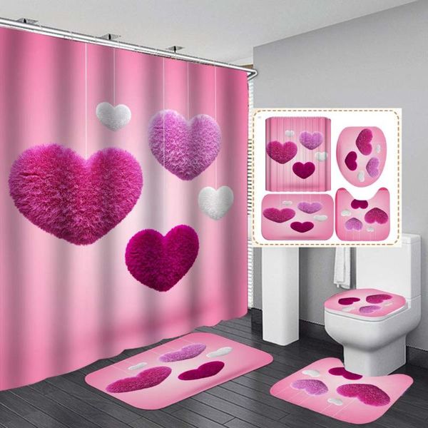 shower curtains love wedding 4pcs sets fabric 3d pink sweet cute hooks bathroom curtain toilet decor bath mats rugs carpets
shower curtains love wedding 4pcs sets fabric 3d pink sweet cute hooks bathroom curtain toilet decor bath mats rugs carpets