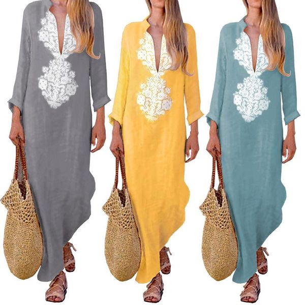 casual dresses european and american fashion clothes boho wear loose long sleeve cotton linen women's spring autumn fall winter dress, Black;gray
casual dresses european and american fashion clothes boho wear loose long sleeve cotton linen women's spring autumn fall winter dress, Black;gray