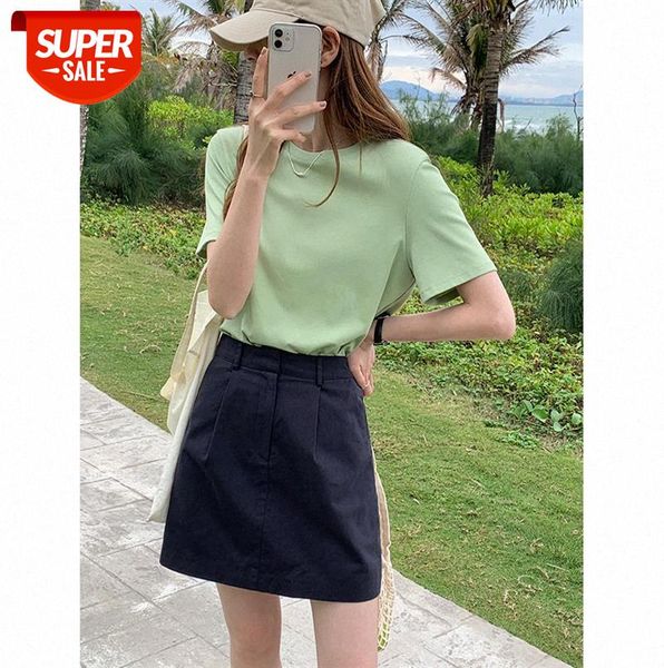tg short-sleeved round neck t-shirt women korean version of slim and thin, with a casual solid color 12326 #3s6u, Black;gray
tg short-sleeved round neck t-shirt women korean version of slim and thin, with a casual solid color 12326 #3s6u, Black;gray