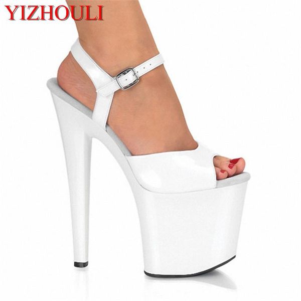 inch stiletto high heels julie shoes open toe womens 17cm high-heeled sandals platform dance white wedding, Black
inch stiletto high heels julie shoes open toe womens 17cm high-heeled sandals platform dance white wedding, Black