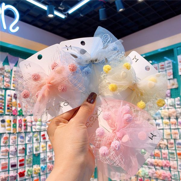 2021 new fashion children's hairpins sweet girl princess beautiful colorful yarn ball bow duckbill clip kids hair accessories, Slivery;white
2021 new fashion children's hairpins sweet girl princess beautiful colorful yarn ball bow duckbill clip kids hair accessories, Slivery;white