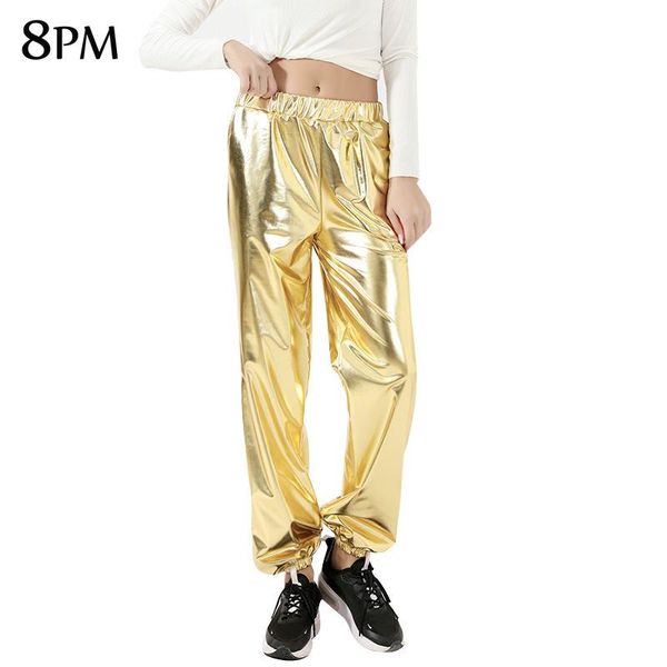 women's pants & capris women high waist stretch casual trousers hip hop bright color sweatpants shiny metallic leggings for party ouc12, Black;white
women's pants & capris women high waist stretch casual trousers hip hop bright color sweatpants shiny metallic leggings for party ouc12, Black;white