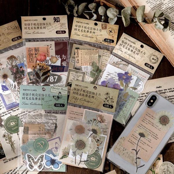 gift wrap 15pcs vintage cards for phone deco retro stationery supplies plant paper journal label scrapbooking material
gift wrap 15pcs vintage cards for phone deco retro stationery supplies plant paper journal label scrapbooking material