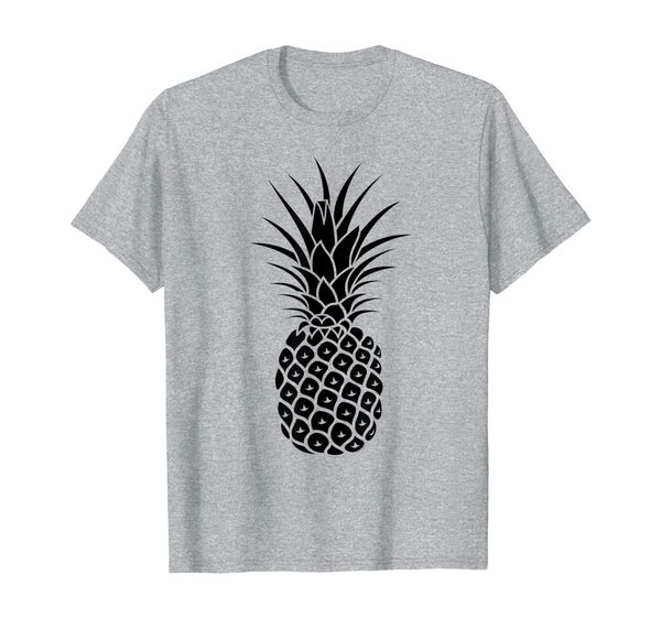 pineapple t-shirt women's men's summer fruit casual graphic t-shirt, White;black 
pineapple t-shirt women's men's summer fruit casual graphic t-shirt, White;black