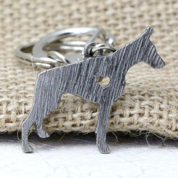 keychains tkuamigo doberman pinscher key chains animal shaped brass inspired pet dog keychain, Silver
keychains tkuamigo doberman pinscher key chains animal shaped brass inspired pet dog keychain, Silver