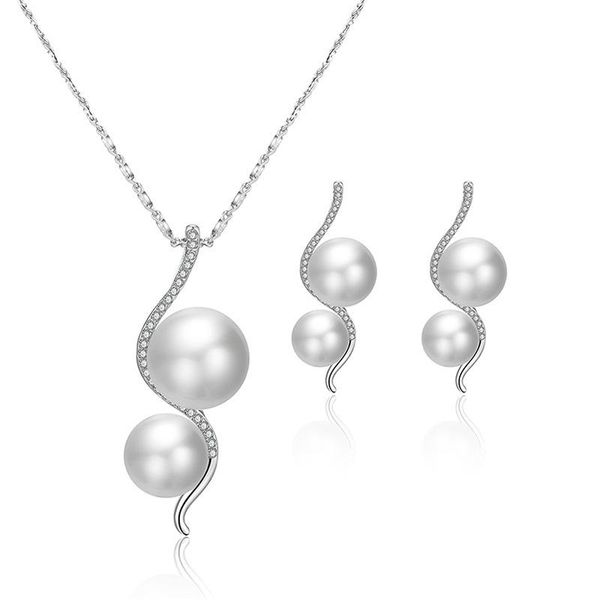 earrings & necklace dubai jewelry sets 2021 crystal s shape pendant necklace&earrings set for women bride wedding jewellery drop, Silver
earrings & necklace dubai jewelry sets 2021 crystal s shape pendant necklace&earrings set for women bride wedding jewellery drop, Silver