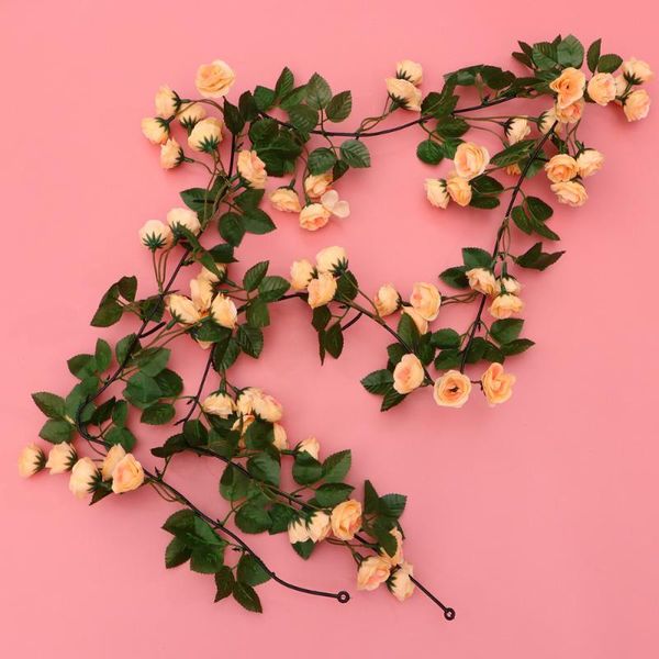 decorative flowers & wreaths 1pc 1.8m simulated rose vine flower plant with 69 forks artificial for decoration (champagne)
decorative flowers & wreaths 1pc 1.8m simulated rose vine flower plant with 69 forks artificial for decoration (champagne)