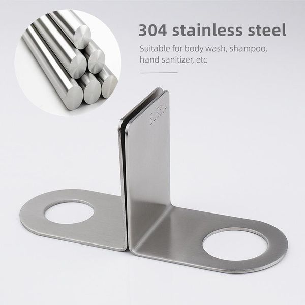 hooks & rails stainless steel soap bottle holder wall mounted pump dispenser stand hanger bathroom accessories supplies
hooks & rails stainless steel soap bottle holder wall mounted pump dispenser stand hanger bathroom accessories supplies