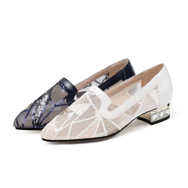 yourseason 2021 summer casual women shoes point toe genuine leather concise ladies retro crystal mesh bling sandals, Black 
yourseason 2021 summer casual women shoes point toe genuine leather concise ladies retro crystal mesh bling sandals, Black