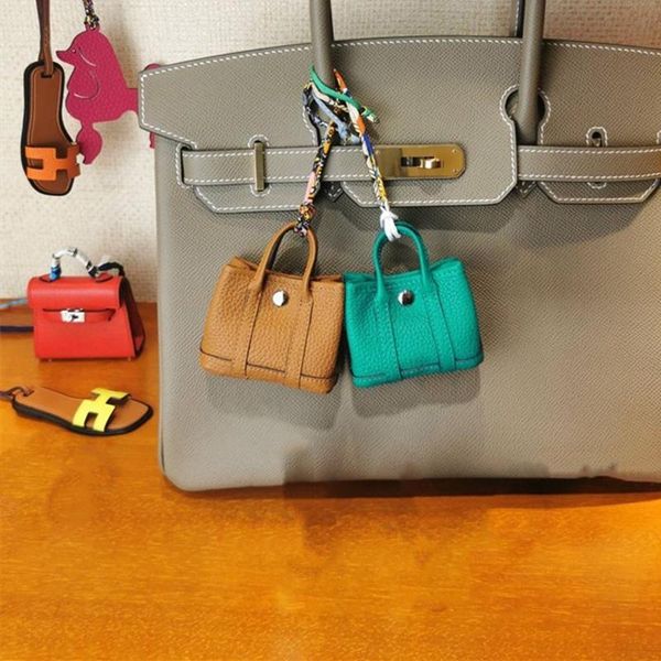 keychains brand mini garden party bag charm genuine togo leather pendant luxury real ornament handmade top, Silver
keychains brand mini garden party bag charm genuine togo leather pendant luxury real ornament handmade top, Silver