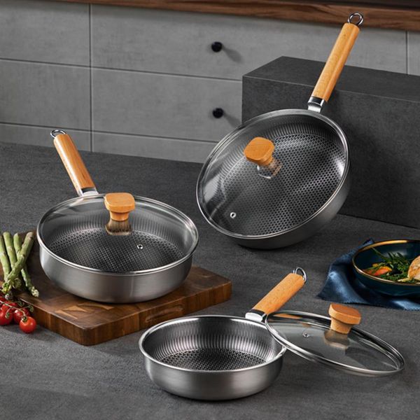 pans 316 stainless steel frying pan, nonstick pan fried steak pot uncoated kitchen cookware for gas stove and induction cooker
pans 316 stainless steel frying pan, nonstick pan fried steak pot uncoated kitchen cookware for gas stove and induction cooker