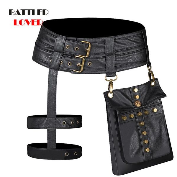 women men pockets rivet waistbag messenger bag hiking waist travel leg punk pu leather hip hop femme bags
women men pockets rivet waistbag messenger bag hiking waist travel leg punk pu leather hip hop femme bags