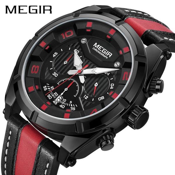 wristwatches megir brand chronograph quartz watch men fashion casual sports watches military army male wristwatch clock relogio masculin, Slivery;brown
wristwatches megir brand chronograph quartz watch men fashion casual sports watches military army male wristwatch clock relogio masculin, Slivery;brown