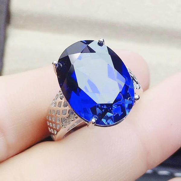 blue sapphire oval ring per jewelry 925 sterling silver 12*16mm 11ct big gemstone fine j2120819 cluster rings, Golden;silver
blue sapphire oval ring per jewelry 925 sterling silver 12*16mm 11ct big gemstone fine j2120819 cluster rings, Golden;silver