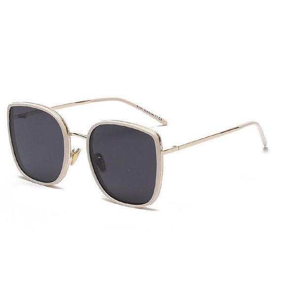 sunglasses fashion square large frame retro polarized women's trend sun glasses, White;black
sunglasses fashion square large frame retro polarized women's trend sun glasses, White;black
