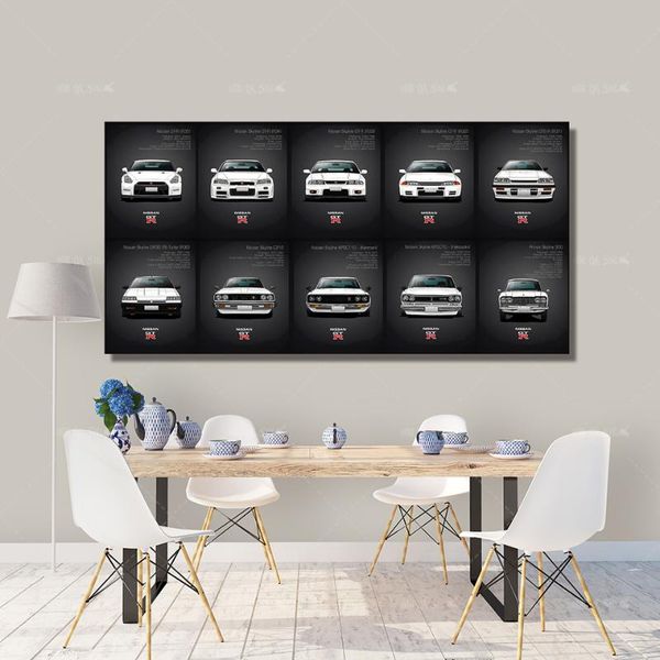 paintings canvas painting hd print artwork 5 pieces classic retro nissan skyline gtr car pictures bedside home decorative wall art posters 
paintings canvas painting hd print artwork 5 pieces classic retro nissan skyline gtr car pictures bedside home decorative wall art posters