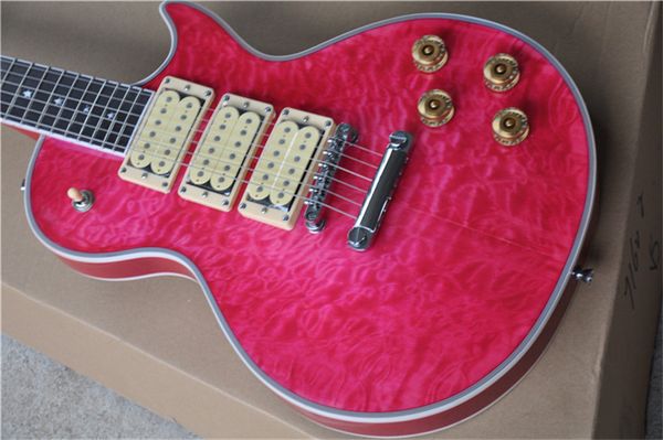 classical slash guitar upgraded model # pickups transparent pink version flamed maple top
classical slash guitar upgraded model # pickups transparent pink version flamed maple top