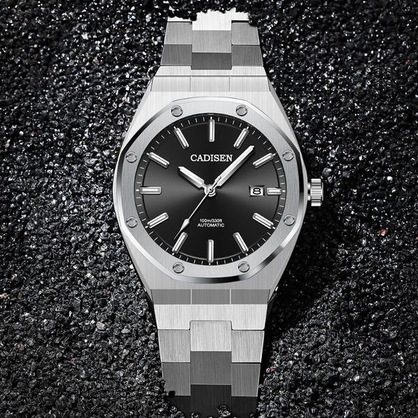 brand men watch mechanical wristwatch stainless steel 100m waterproof sport watches sapphire relogio masculino wristwatches, Slivery;brown 
brand men watch mechanical wristwatch stainless steel 100m waterproof sport watches sapphire relogio masculino wristwatches, Slivery;brown