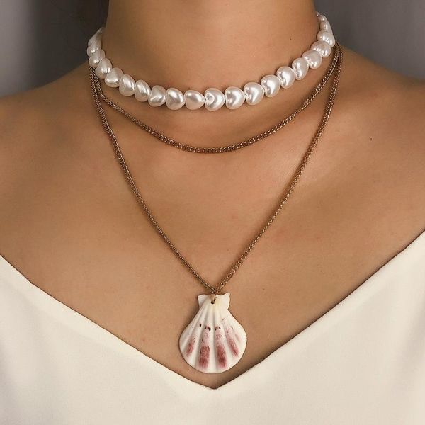 imitation pearls choker necklace female natural scallop pendant necklaces for women gold color 2021 fashion jewelry chokers, Golden;silver
imitation pearls choker necklace female natural scallop pendant necklaces for women gold color 2021 fashion jewelry chokers, Golden;silver