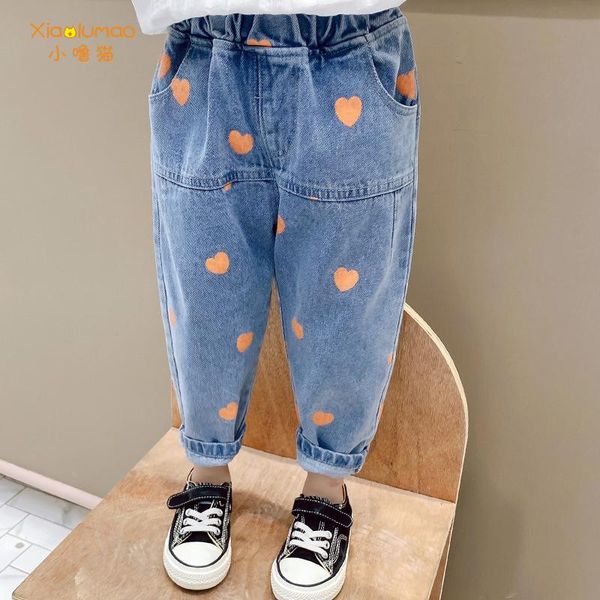 jeans baby girls heart print pants for elastic waist kids with hole autumn novelty clothes infant, Blue
jeans baby girls heart print pants for elastic waist kids with hole autumn novelty clothes infant, Blue