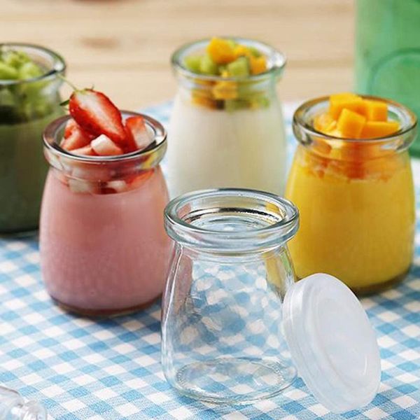 4pc pudding bottle mini yogurt jars mousse cup glass bottles with lid thermostability jam jar sealed wine glasses
4pc pudding bottle mini yogurt jars mousse cup glass bottles with lid thermostability jam jar sealed wine glasses