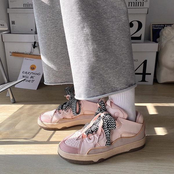 spring pink fashion bread sneakers women casual shoes retro streetwear comfortable flat women casual sneakers zapatillas mujer
spring pink fashion bread sneakers women casual shoes retro streetwear comfortable flat women casual sneakers zapatillas mujer