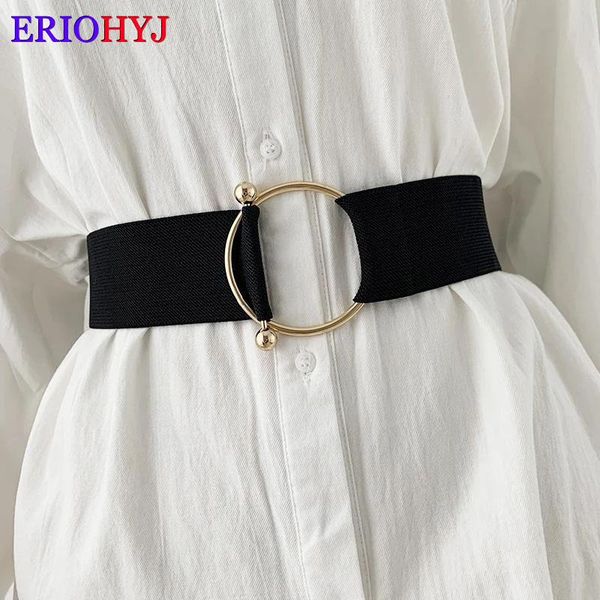 belts fashion wide elastic belt black simple waist ladies band round buckle decoration waistband coat sweater dress for women, Black;brown
belts fashion wide elastic belt black simple waist ladies band round buckle decoration waistband coat sweater dress for women, Black;brown